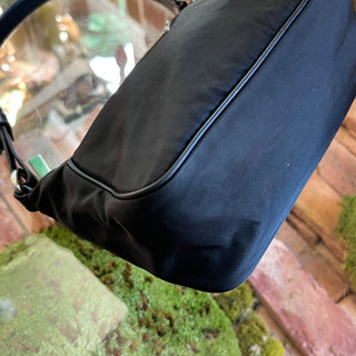 PRADA Black Nylon Shoulder Bag