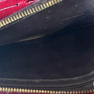 LOUIS VUITTON Clémence Coated Canvas Zippy Wallet