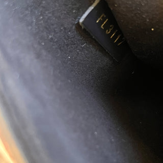 LOUIS VUITTON One Handle Flap MM Black Monogram Canvas Leather Bag