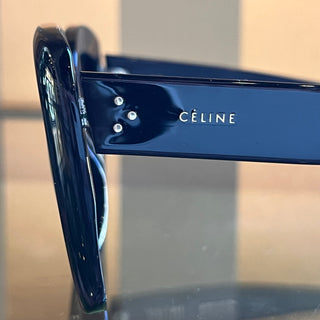 CELINE CL 41433/S Black Acetate Sqaure Sunnies