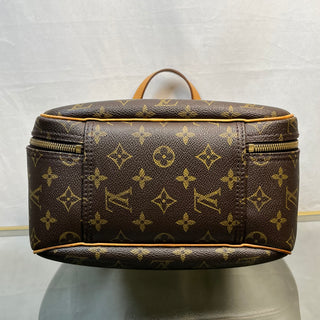 LOUIS VUITTON Excursion Brown Monogram Canvas Top Handle Bag