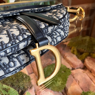 CHRISTIAN DIOR Saddle Dior Oblique Jacquard Shoulder Bag