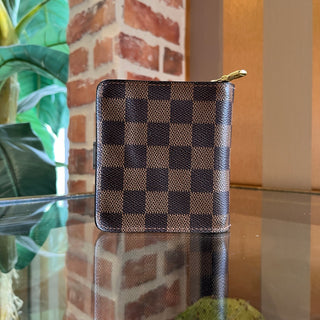 LOUIS VUITTON Damier Ebene Compact Zip Bifold Wallet