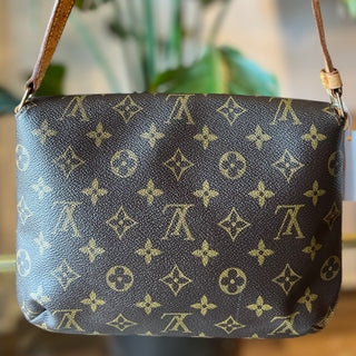 LOUIS VUITTON Vintage Monogram Musette Tango Shoulder Bag