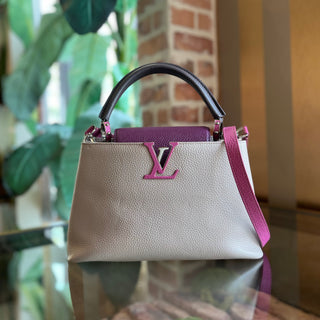 LOUIS VUITTON Capucines Taurillon Leather Top Handle Bag