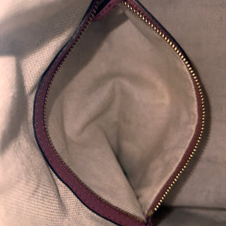 GUCCI Joy Boston Purple Guccissima Embossed Leather Satchel Bag