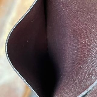 LOUIS VUITTON Brazza Taiga Leather Wallets w/ Intials