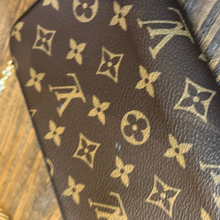 LOUIS VUITTON Felicie Pochette Brown Monogram Canvas Crossbody