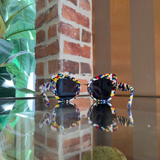 DOLCE&GABBANA DG 4319-F Multicolor Acetate Cat Eye Sunglasses