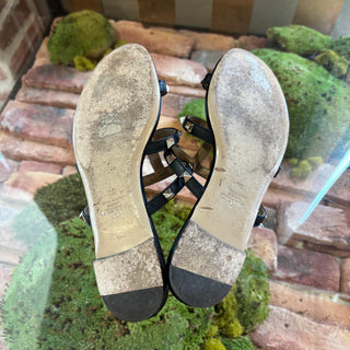 VALENTINO Rockstud Flat Slide Sandals 36