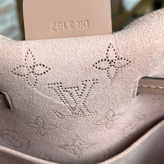 LOUIS VUITTON Girolata Magnolia Monogram Mahina Bucket Bag