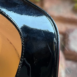 CHRISTIAN LOUBOUTIN So Kate120mm Black Patent Leather Pumps SZ 38.5 (US 8.5)