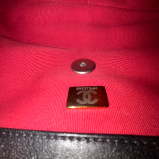 CHANEL Black Quilted Lambskin Small 19 Shoulder Bag