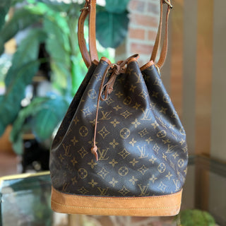 LOUIS VUITTON Noe Large Brown Monogram Canvas Bag