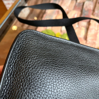 HERMES Evelyne TPM Black Togo Shoulder Bag