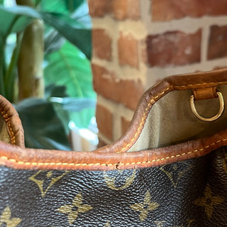 LOUIS VUITTON Galliera GM Brown Monogram Canvas Hobo Bag