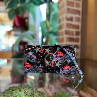 CHRISTIAN LOUBOUTIN Cabata Starlight Loubi54 Patent Leather Clutch