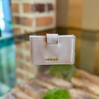 PRADA Nude Accordion Wallet