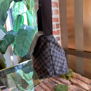 GUCCI Brown GG Canvas Messenger Bag