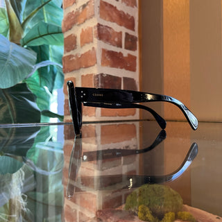 CELINE CL 41433/S Black Acetate Sqaure Sunnies