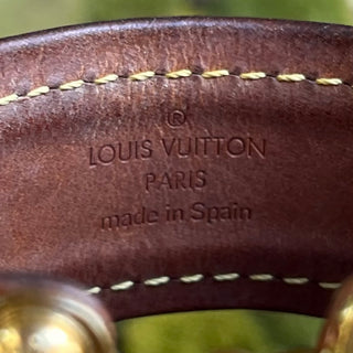 LOUIS VUITTON Monogram Canvas Saveit Cuff Bracelet