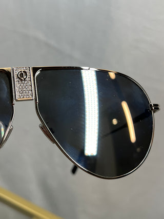 DIOR DiorIce AU Mirrored Silver Metal Sunglasses TS3653