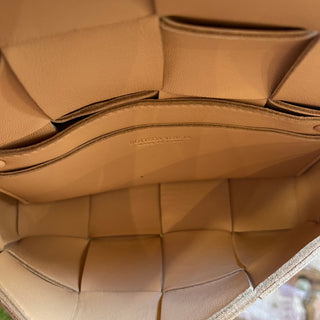 BOTTEGA VENETA Cassette Beige Nappa Leather Belt Bag