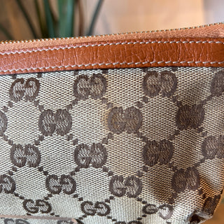 GUCCI GG Canvas Jolicoeur Wristlet