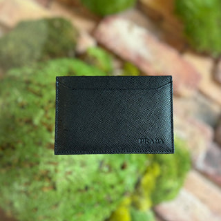 PRADA Saffiano Card Case Palladio