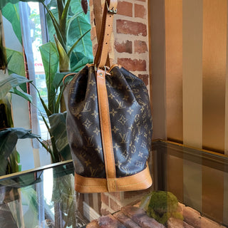 LOUIS VUITTON Noe Brown Monogram Canvas Vintage Bucket Bag