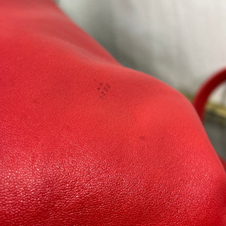 LOEWE Red Balloon Leather Bucket Bag