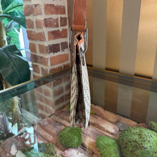 GUCCI Beige GG Canvas Orange Eclipse Crossbody