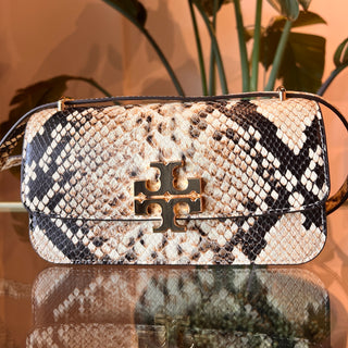 Tory Burch Eleanor Exotic small convertible shoulder bag,