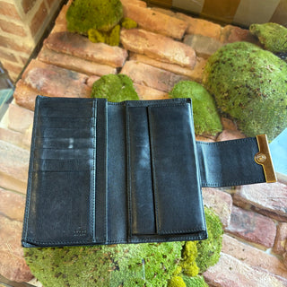 GUCCI GG Supreme Leather Continental Wallet