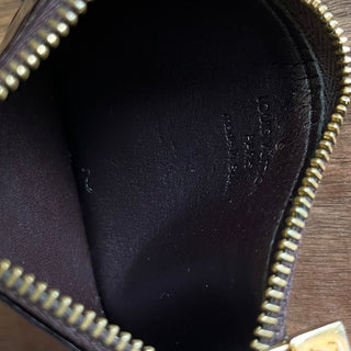 LOUIS VUITTON Amarante Vernis Maroon Patent Leather Key Pouch