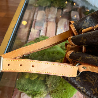 LOUIS VUITTON Noe Brown Monogram Canvas Bucket Bag