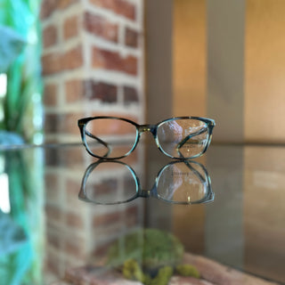 TIFFANY&CO. TF 2109-H-B 8124 Blue Acetate Square Eyeglasses