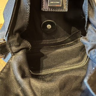 FENDI Baguette Small Black Neoprene Shoulder Bag