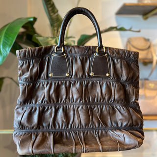 PRADA Nappa Gaufre Antik Tote