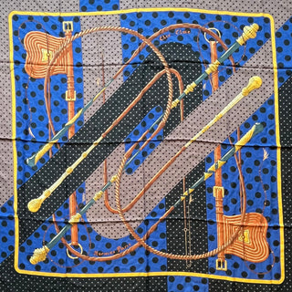 HERMES Clic Clac À Pois GM 140 Cashmere Silk Shawl
