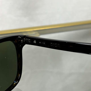 DIOR DiorBlackSuit SF Dark Brown Tortoise Square Sunglasses TS3754