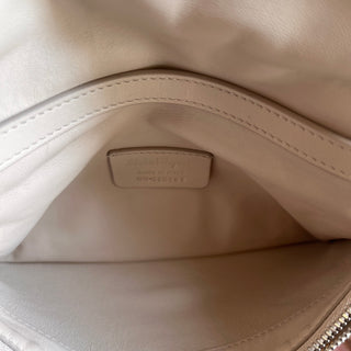 SALVATORE FERRAGAMO Puffy Footballer Vara Beige Leather Crossbody
