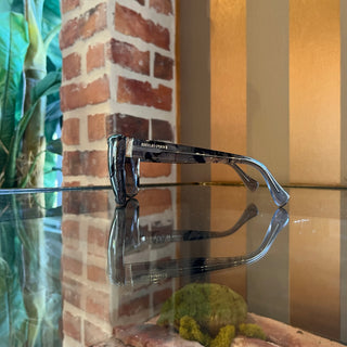 EMILIO PUCCI EP740S Gray Clear Acetate Round Sunglasses