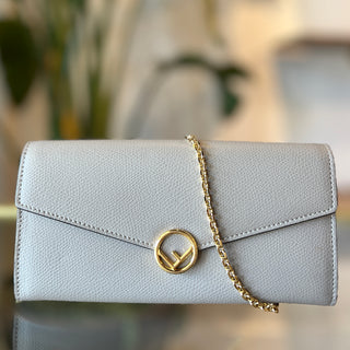 FENDI Vitello Cruise F is Fendi Continental Envelope Wallet on Chain
