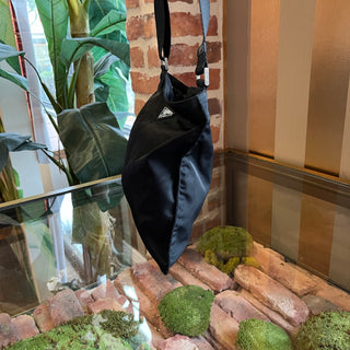 PRADA Black Nylon Crossbody Bag