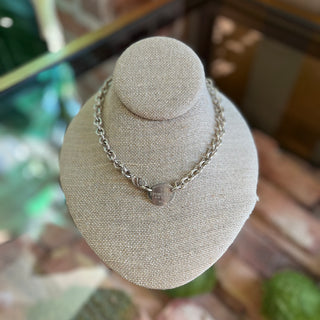 TIFFANY&CO. Return To Oval Tag Sterling Silver Necklace