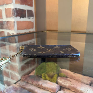 LOUIS VUITTON Monogram Coated Canvas Key Pouch