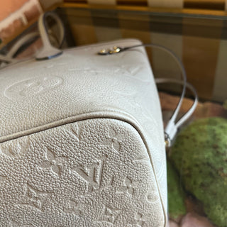 LOUIS VUITTON Neverfull MM Turtle Dove Large Monogram Empriente Leather