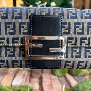 FENDI FF Zucca Canvas Wallet