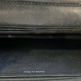 CHANEL So Black Reissue Chevron Wallet on Chain
